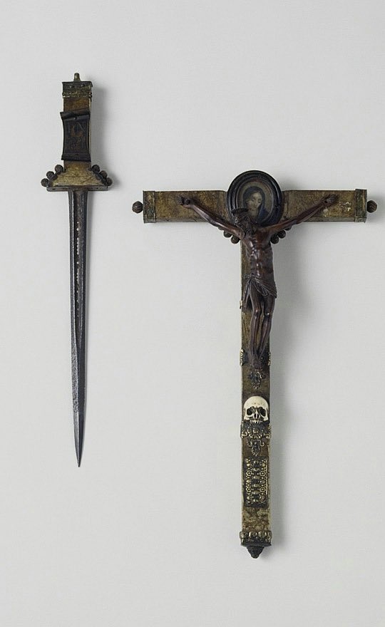 Crucifix-dagger, cca 1650, Spain