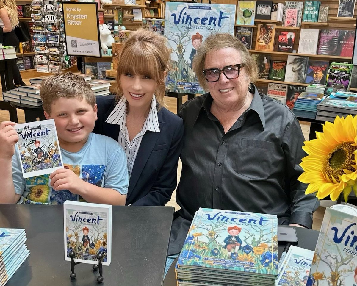 Children's Book 'Vincent: Starry Starry Night' Earns National Honors, Don McLean Appearance at Barnes &amp; Noble Highlights Cultural Legacy - mailchi.mp/2911/don-mclea…
