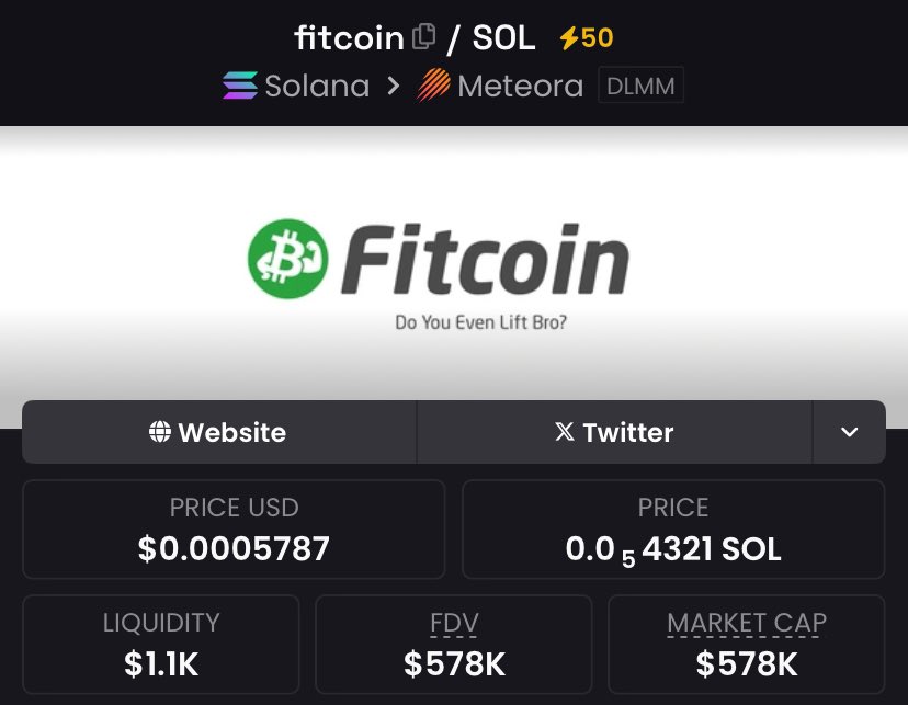 teesol_'s tweet photo. “Our Alpha team locked onto $Fitcoin at just a $578K market cap, shared the call with precision, and delivered a clean 2.42x return. No hype just solid analysis and execution.”

CA:
9kvTPjemayUL7XKPyjhqavbcLtY5VP2ha1G5vPuppump

#Solana 
#Cryptocurency 
#Elonmusk 
#제로베이스원 https://t.co/aoQ5ZyAjex