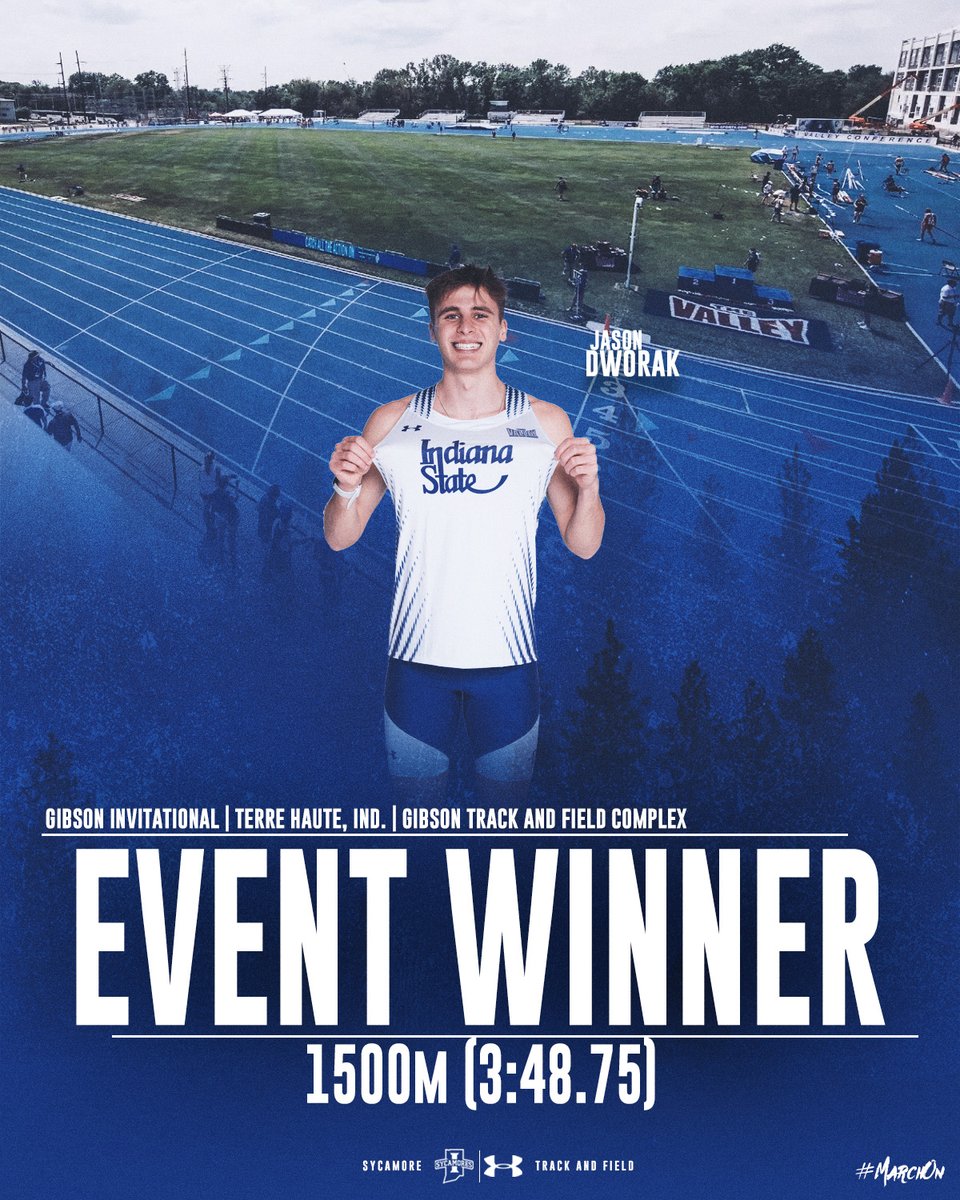 Distance crew rolls deep 🌲

<a href="/jay_dworak/">Jay Dworak</a> takes the top spot in the 1500 at 3:48.75, with the Sycamores also getting a career-best time from Ryan Handy (3:59.04)

#MarchOn | #StayRooted