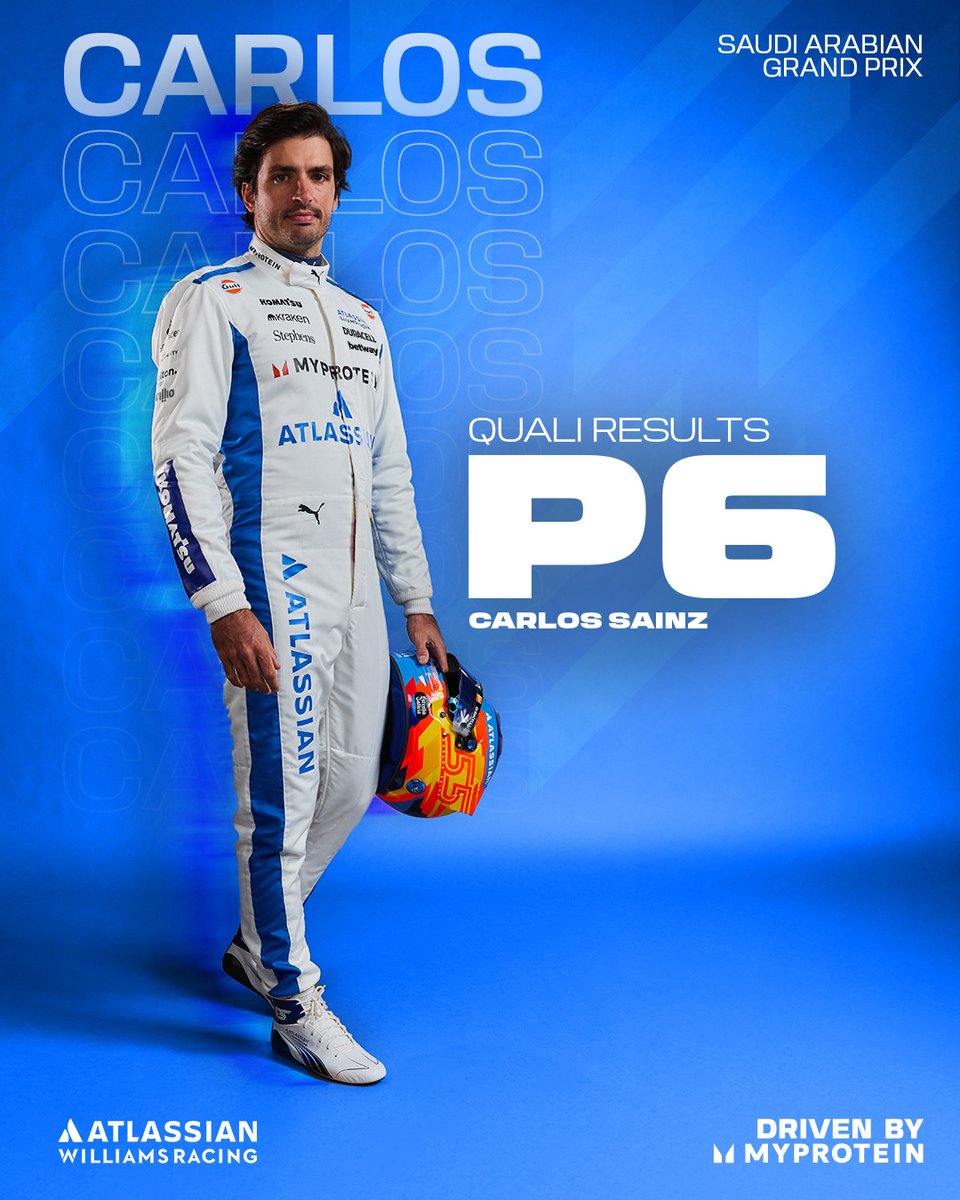 P6 in Jeddah and his highest Qualifying position with the team 👏

VAMOS, CARLOS 🌶️