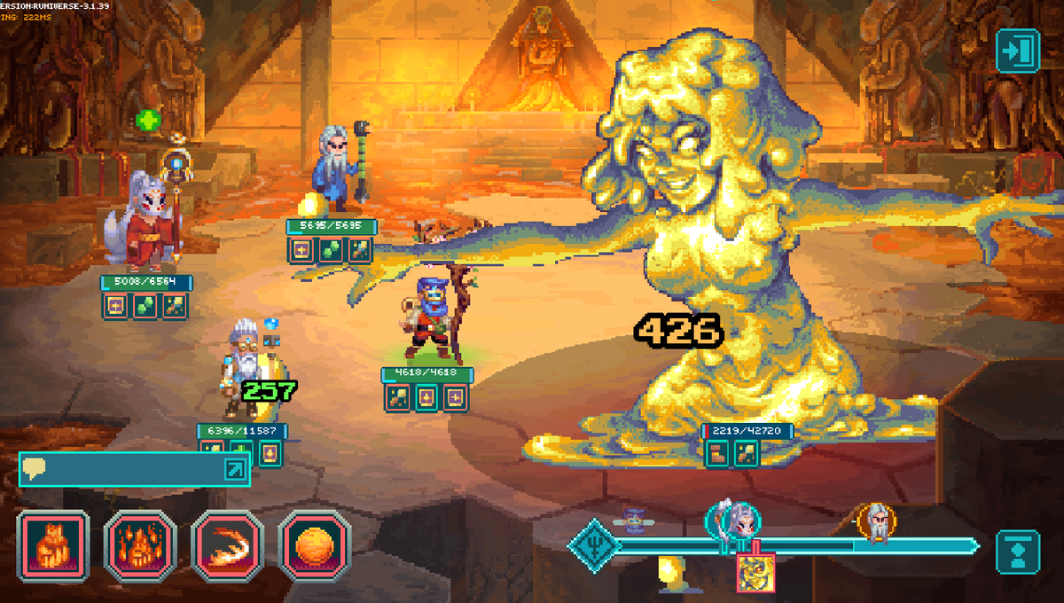 Many people overlook <a href="/RuniverseGame/">The Forgotten Runiverse</a> because it's not your typical hack-and-slash MMORPG. 

Inspired by Final Fantasy, it features fast paced, turn based battles, which I love because it lets you relax until you face high level bosses!

I highly encourage everyone to try it out.