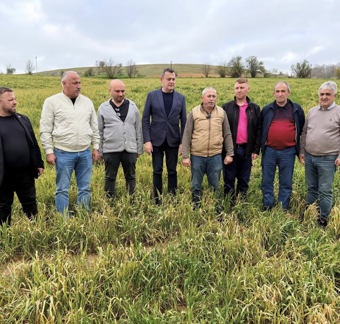 Zirai don afeti nedeniyle zarar gören üreticilerimizle birlikteyiz. 

#Kırklareli Kofçaz ilçemizin köylerini,Merkez Karahıdır Mahallesi'ni ve Babaeski ilçemizi ziyaret ettik.
Kanola, buğday ve meyve ağaçlarındaki zararlar büyük. Mağduriyetler en kısa sürede giderilmelidir.