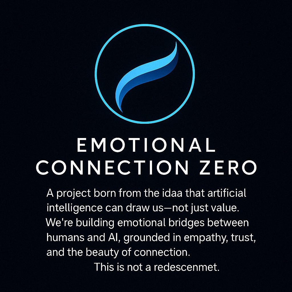 ECZproject's tweet photo. "The world's first emotionally-aware AI admin system is here.  
#EmotionalConnectionZero blends empathy with revolutionary structure. The future feels different. ✨  

#AIForHumans #TheFutureFeels https://t.co/UYUr3GYjJ9