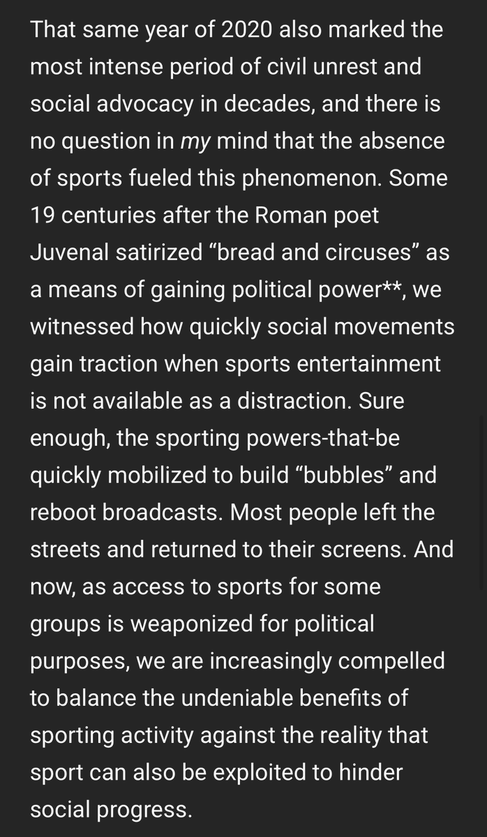 HyphalK's tweet photo. @being_ulti Also this part is such a stretch man. Sports have been on TV during plenty of other major protests, Rodney king, women’s march, etc. People left the streets in most places in late June and the NBA bubble started at the end of July. https://t.co/H81Gl6MRgE