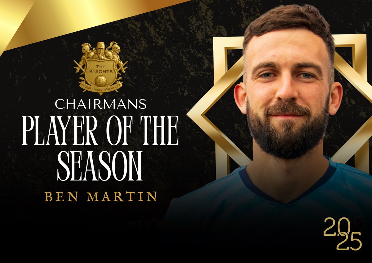 Chairman’s Player of the Season.

As voted by the Chairman Gary Coomes, your Chairman’s Player of the season goes to…. Ben Martin!