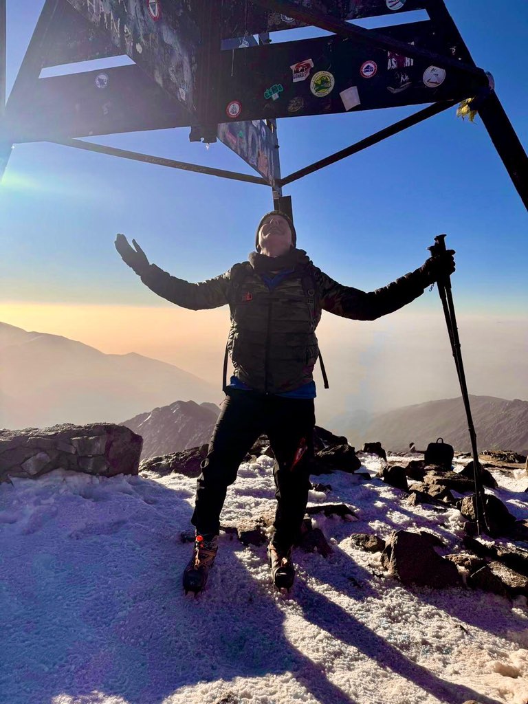 Morning from the rooftop of North Africa, climbing to the summit of Toubkal. Go where you feel most alive.