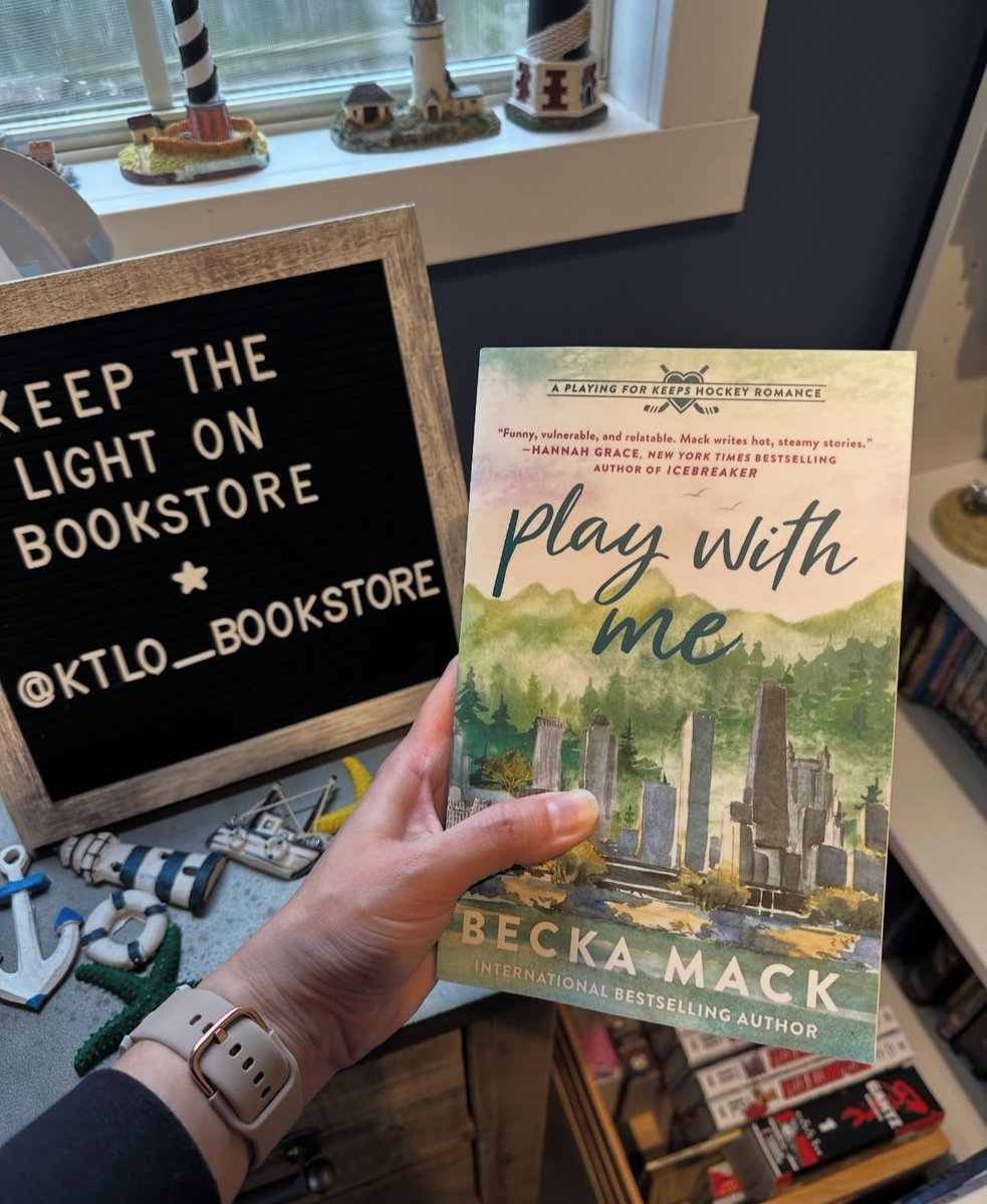 Flirty, fun, and full of feels—Play With Me by Becka Mack is a slow burn romance you won’t want to put down.

Now in paperback for just $7.98 at Keep The Light On Bookstore!
keepthelightonbookstore.com

#RomanceBooks #BeckaMack #PlayWithMe #BookDeals #KTLOBookstore