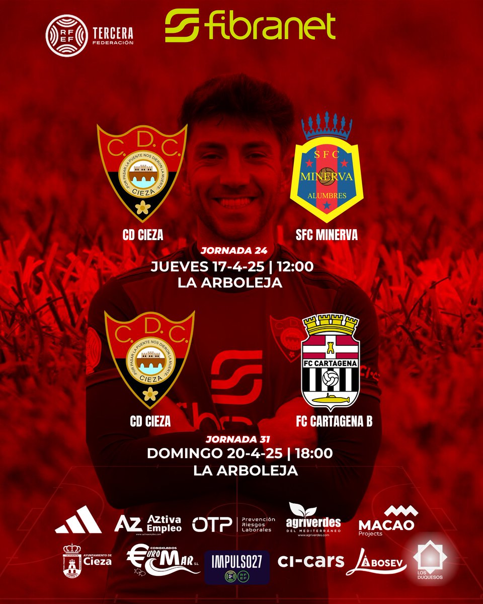 UltrasCieza's tweet photo. Domingo de Resurrección, procesión del resucitado, después todos a comer bien y a beber más. Pero eso si a las 18:00 nos vemos en la arboleja, juega el temible @cdcieza_ y sólo nos  vale ganar y la afición es fundamental en estos últimos 4 partidos..
⚽♥️🖤 https://t.co/YSig9nPZPt
