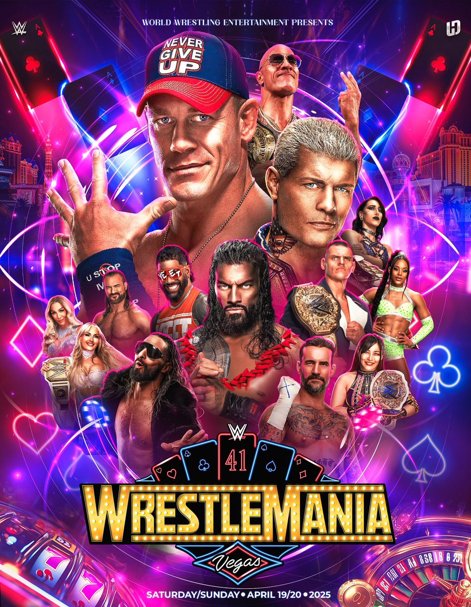 #WrestleMania custom poster!
