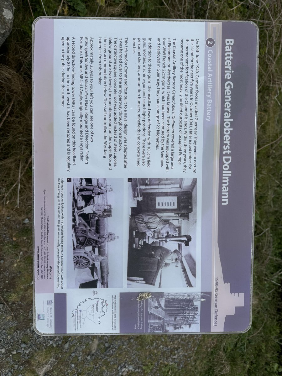 Just under three weeks to the 80th anniversary of Guernsey’s liberation. Reminders of the years of occupation are all around us, both in the people who lived through that time and in the structures that have remained.