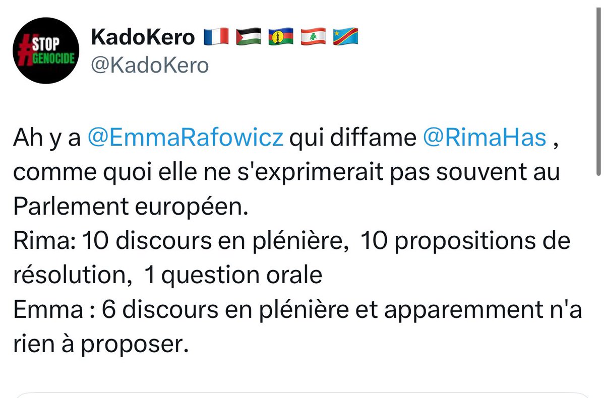 Rima Hassan tweet media