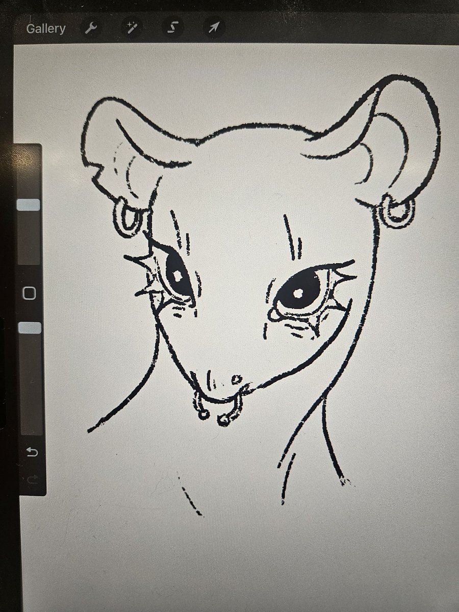 Drawin my rat fursona while I long for caffeine