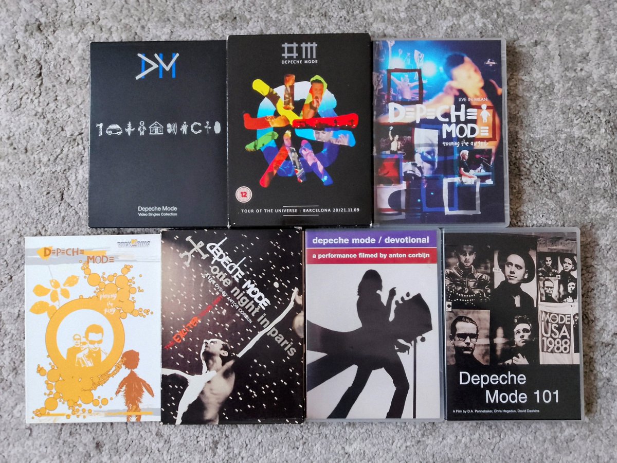 AmpedTo11's tweet photo. #DepecheMode Some selections from my DM collection:books,DVDs,CDs +the Delta Machine tour programme.I'm sure you will have most of these Maria!#Devotees4Life,my angel Maria,my most valued friend.π€πΈπ₯πΉπ«π€@MariaLuisaApa10 https://t.co/2ncqUEQawv