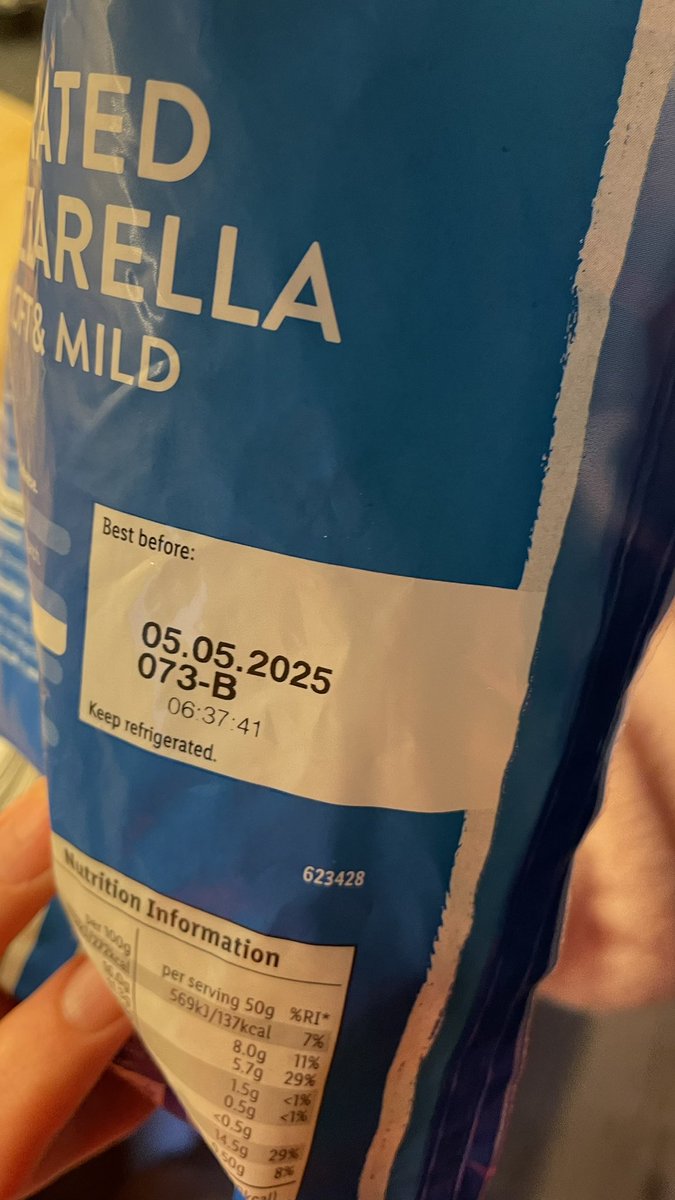 MickM4rtin98's tweet photo. @lidl_ireland I bought this grated Mozzarella from Shankill about 2 hours ago. Expiration date isn’t until May but this is what it looks like. Just a heads up https://t.co/3DVkLfCbyx