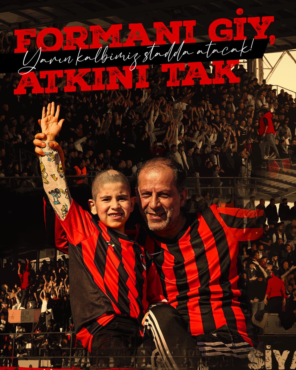 Arma için !!
Formanı giy, atkını tak Vanspor’u yalnız bırakma !!

❤️🖤