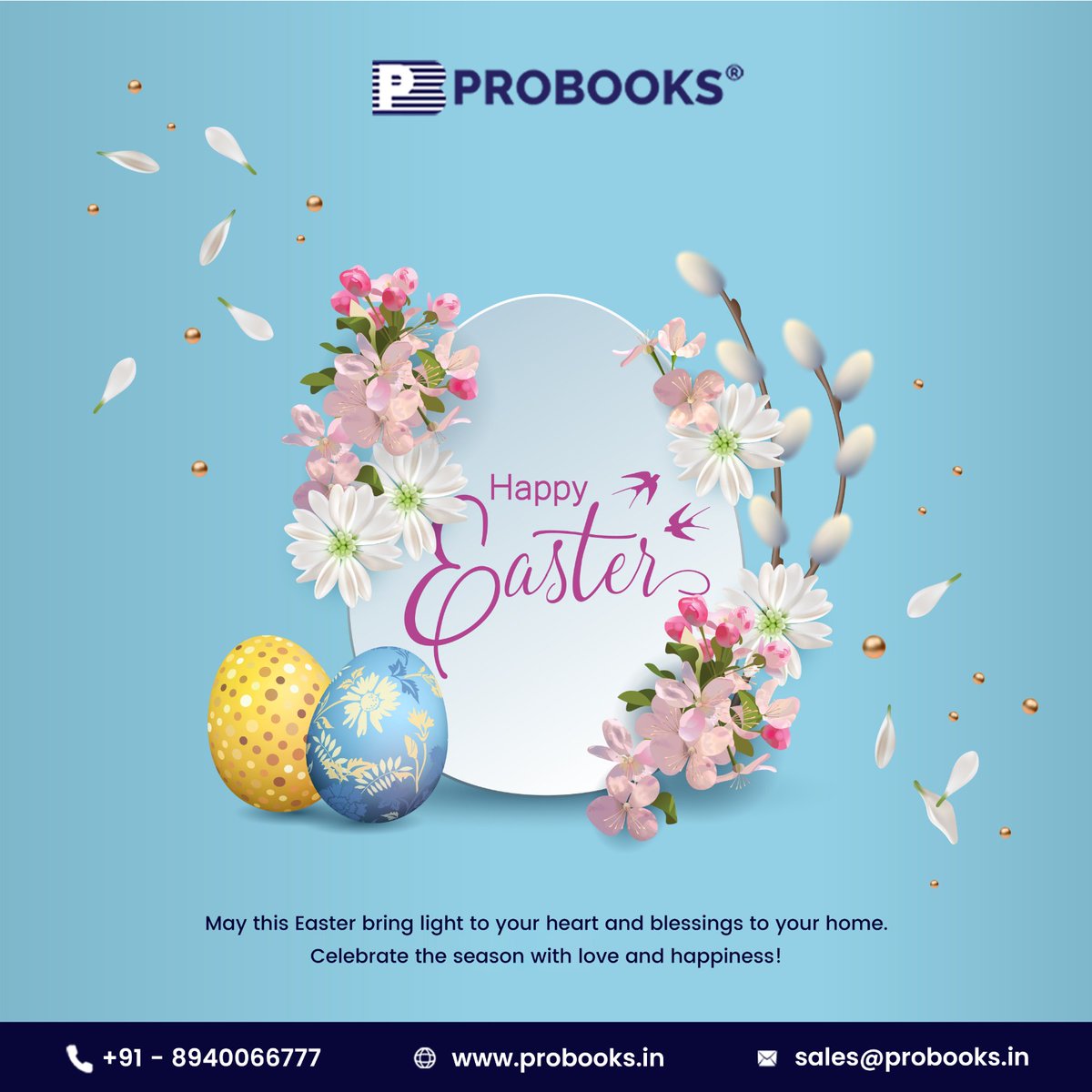 pro_books's tweet photo. Easter reminds us that every ending holds the promise of a beautiful new beginning.

May this season of renewal bring peace, love, and light to your life.

𝐏𝐫𝐨𝐛𝐨𝐨𝐤𝐬 wish you a Happy Easter.🐣🐇🕊️

#probooks #happyeaster #eastersunday #easter2025 #eastervibes https://t.co/Hk5JjktWUh