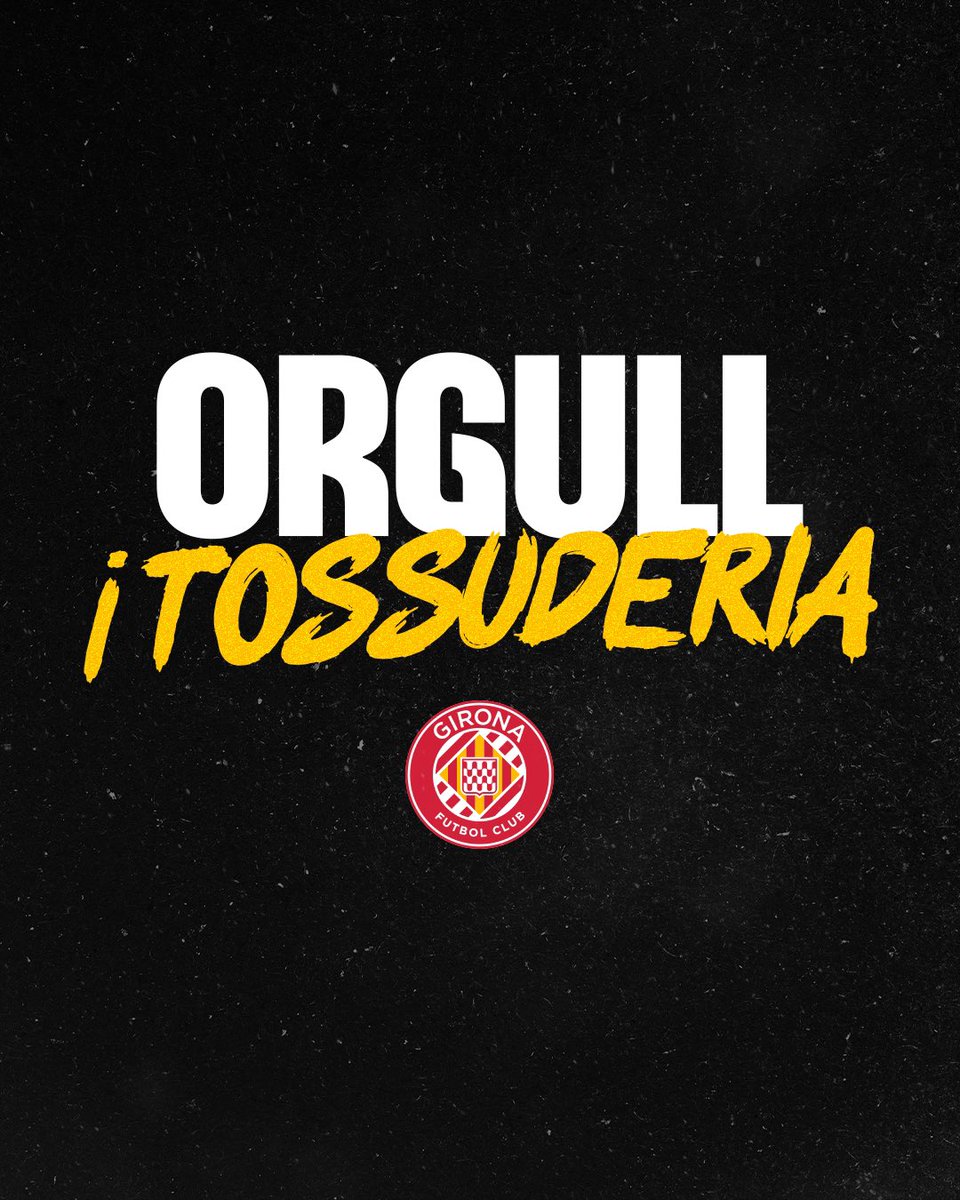 GironaFC's tweet photo. Amb orgull i 𝐭𝐨𝐬𝐬𝐮𝐝𝐞𝐫𝐢𝐚 👊❤️🤍
Dilluns, tots 𝐣𝐮𝐧𝐭𝐬! 🔥 https://t.co/k33bVkkUpx