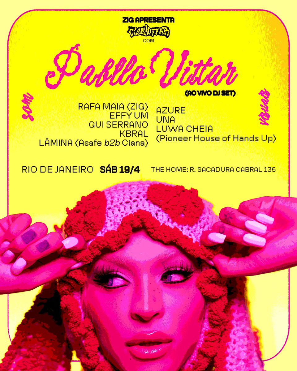 Rio! Quem eu vejo hoje no Club Vittar? 🪩

🎟️ bit.ly/3G6YUjG