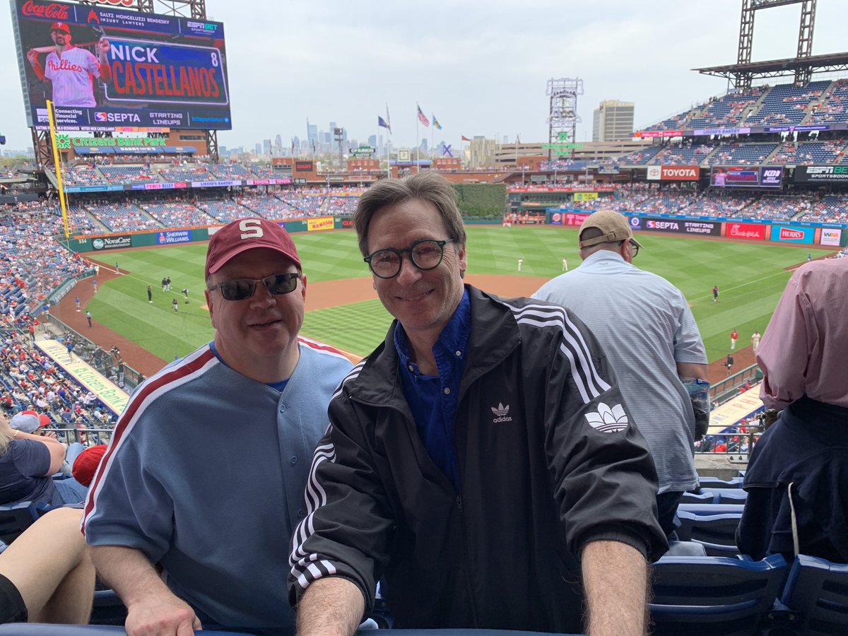 Ted Abel (@tedabelneuro) on Twitter photo Everybody hits! Woo-hoo!! ⚾️ With old friend, fellow <a href="/swarthmore/">Swarthmore College</a> grad and neuroscientist Marc Schmidt <a href="/Phillies/">Philadelphia Phillies</a> <a href="/PennBiology/">Penn Biology</a> <a href="/UIowaNeuro/">Iowa Neuroscience Institute</a> Everybody hits! Woo-hoo!! ⚾️ With old friend, fellow <a href="/swarthmore/">Swarthmore College</a> grad and neuroscientist Marc Schmidt <a href="/Phillies/">Philadelphia Phillies</a> <a href="/PennBiology/">Penn Biology</a> <a href="/UIowaNeuro/">Iowa Neuroscience Institute</a>