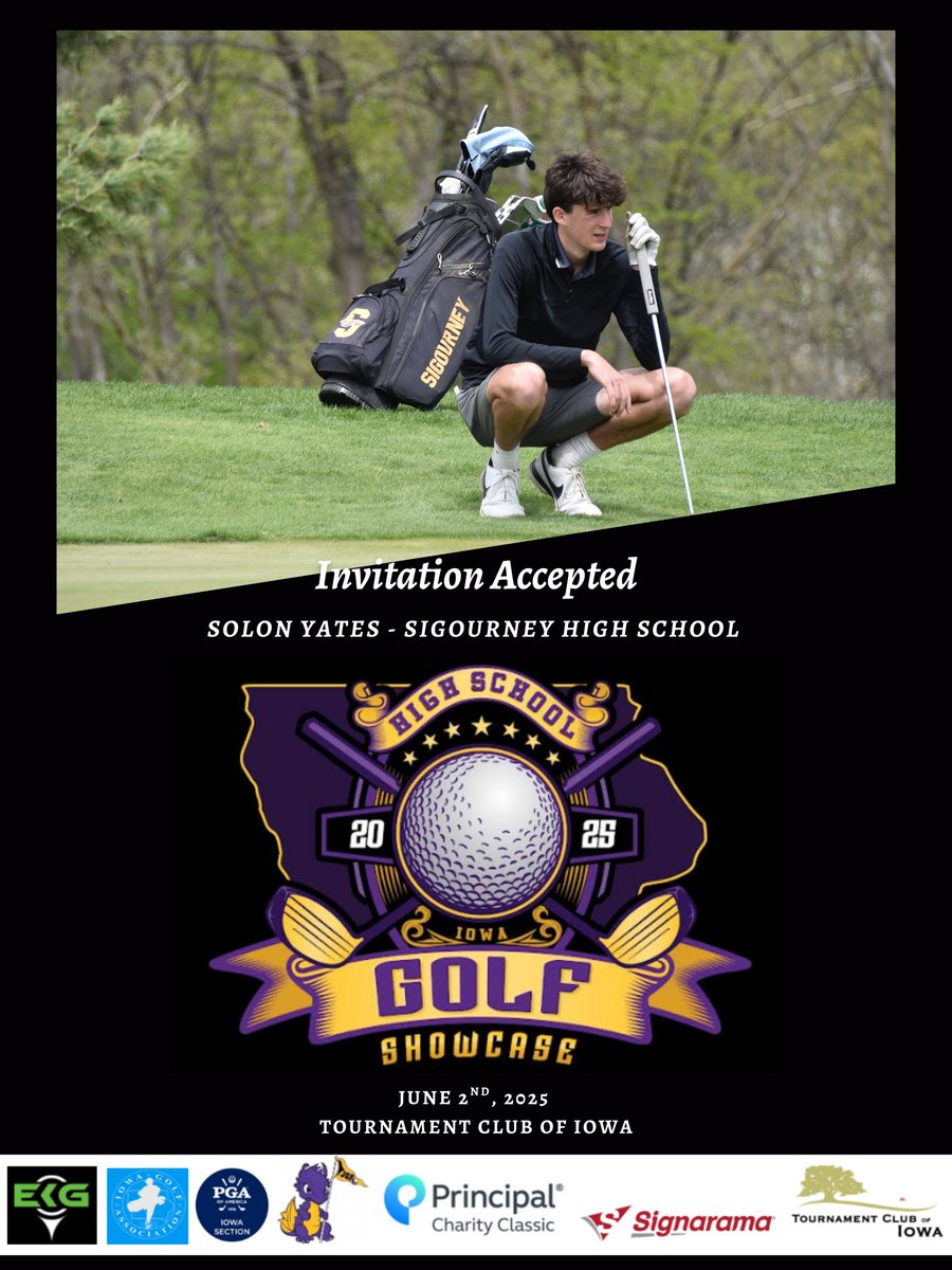 Let's meet our 2025 Iowa High School Golf Showcase invitees...