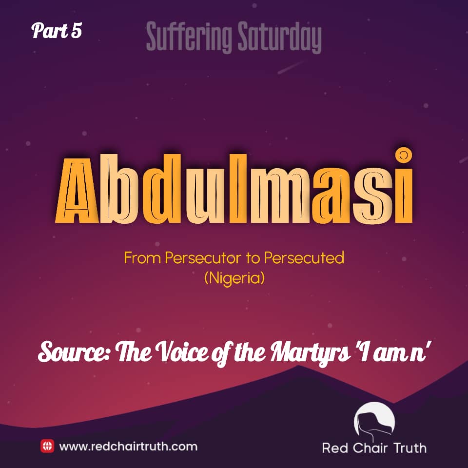 redchairtruth1's tweet photo. When grief hits, most retreat. But Abdulmasi did the unthinkable.
He faced his son’s killer—with the gospel on his lips. Would you do the same?
Step into a story where love silences vengeance this Suffering Saturday.
#RedChairTruth #SufferingSaturday #Persecution #ItaUdoh https://t.co/yoPQXjpdjl