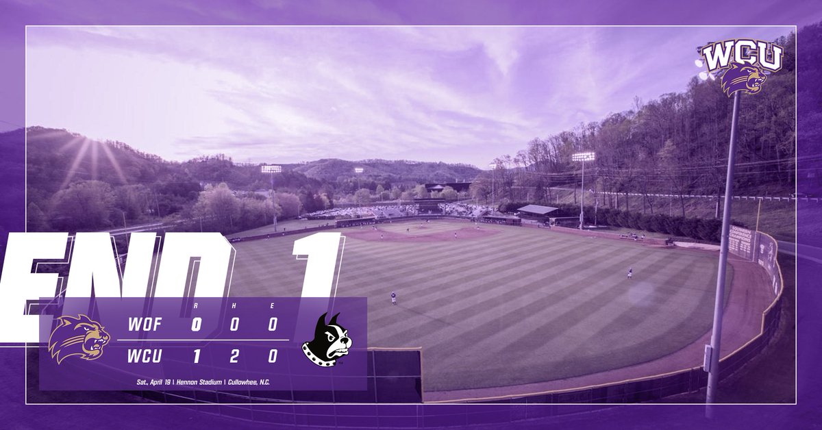 END 1ST - Starting out strong on the mound today is Owen Austin! Trent Turner puts The Cats on the board with a Sac Fly RBI!
#CatamountCountry #DiamondCats