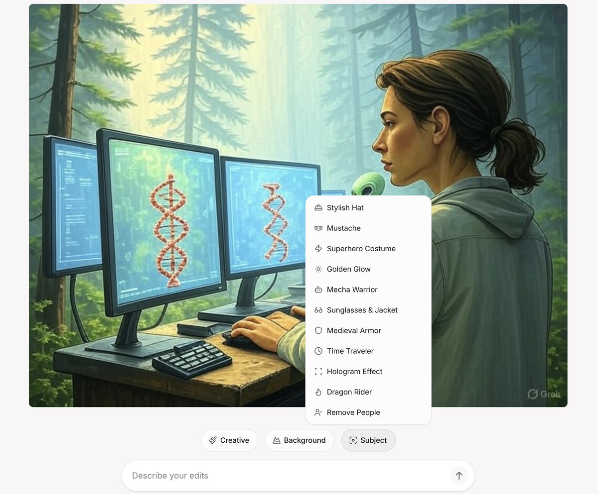 Priya_0608's tweet photo. 🚀🧑‍🎤👩‍🎤🎙️ 🎺🎶

Xai GROK IT. 
Department Of Technology Efficiency [ DOTE ]

#GROK #Xai #SuperGrok #TextToImage #TextToAudio
#Architects #Artists #AIModels #DOGE #DOTE #People #Workforce #Polymaths

🧬 Profiling New Earth Beings 🌎 https://t.co/6FwaGmU9KW