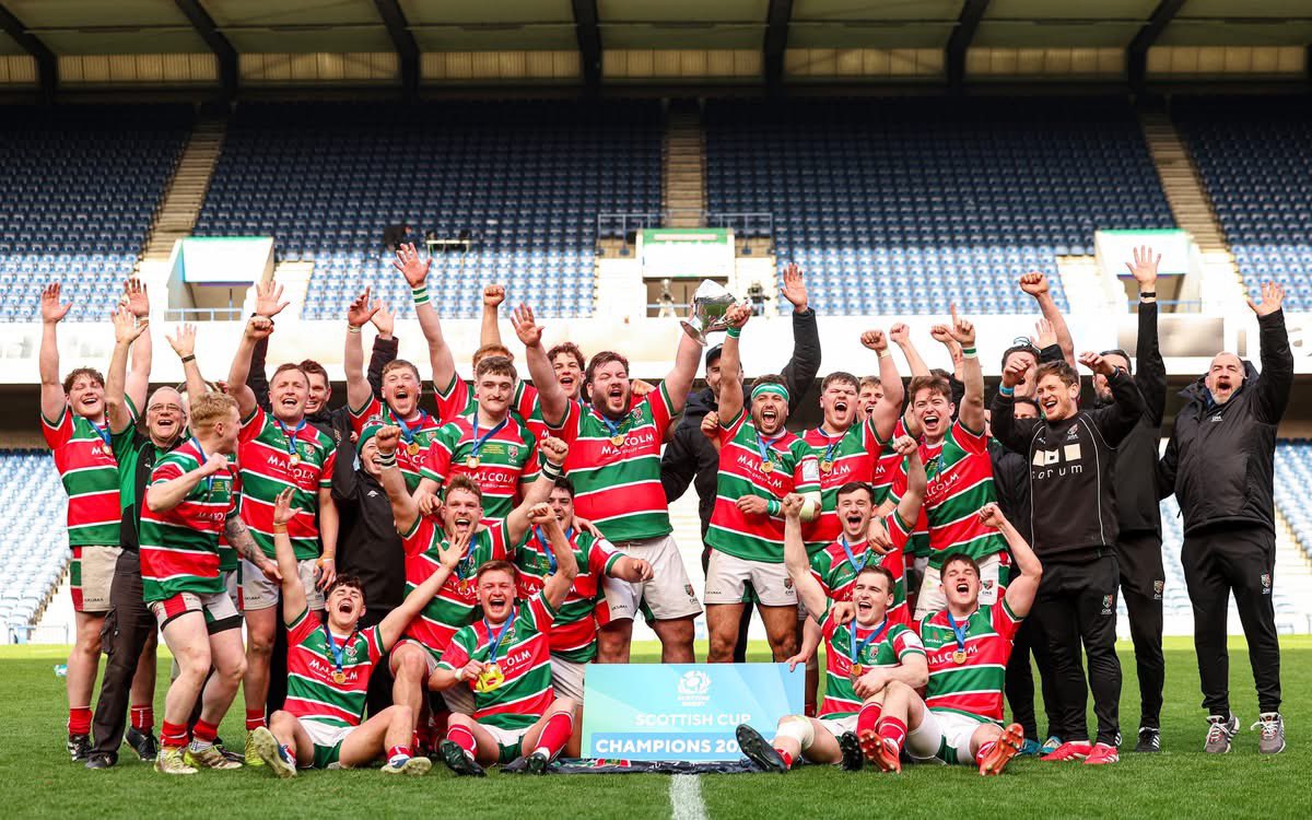 FULL TIME | IT’S THE DOUBLE!!!! 🏆🏆

An incredible second half performance from the team, and the silverware is coming home to Braidholm!!

GHA win the Scottish National Cup 50-32. 

Next stop, Braidholm 🍻

#GHARugby #togetherstronger