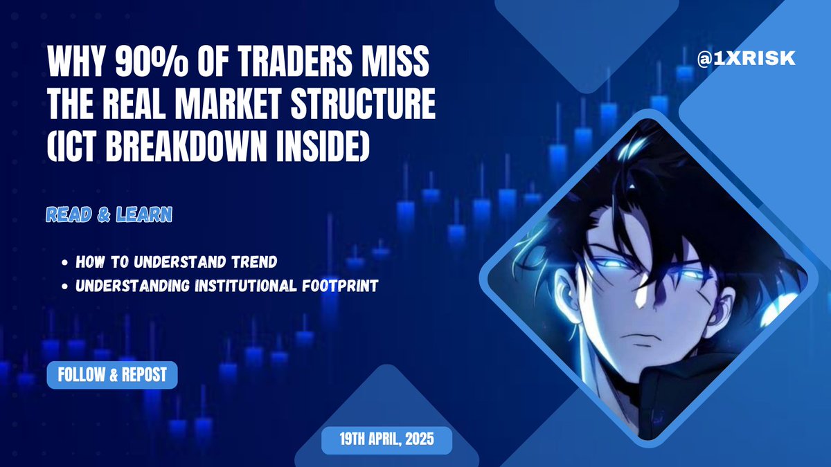 𝙒𝙝𝙮 90% 𝙤𝙛 𝙏𝙧𝙖𝙙𝙚𝙧𝙨 𝙈𝙞𝙨𝙨 𝙩𝙝𝙚 𝙍𝙚𝙖𝙡 𝙈𝙖𝙧𝙠𝙚𝙩 𝙎𝙩𝙧𝙪𝙘𝙩𝙪𝙧𝙚 (𝙄𝘾𝙏 𝘽𝙧𝙚𝙖𝙠𝙙𝙤𝙬𝙣 𝙄𝙣𝙨𝙞𝙙𝙚)

It’s time to break down why most traders aren’t seeing the full picture when it comes to market structure. Here’s the truth… 👇👇👇