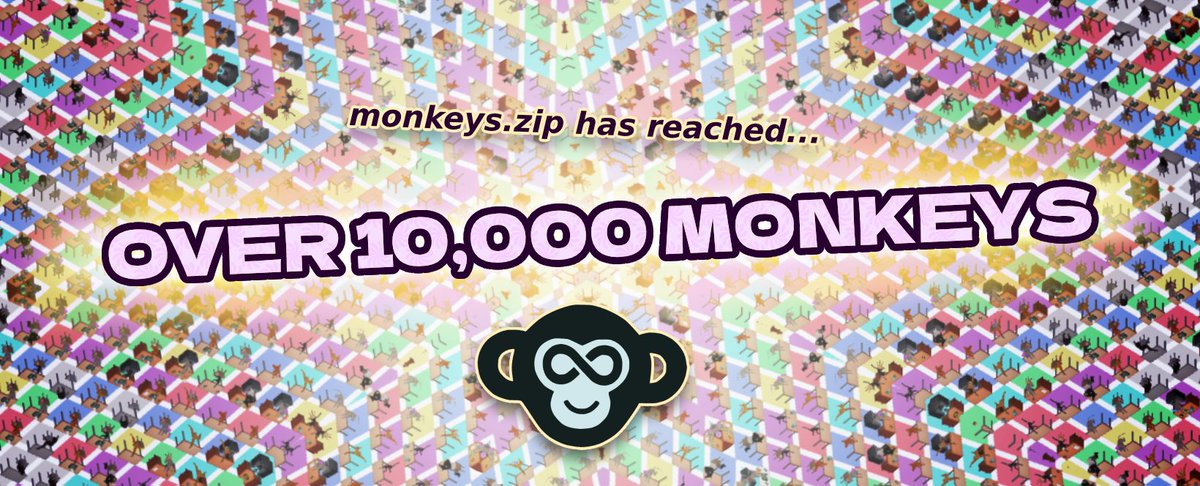 MonkeysLLC's tweet photo. https://t.co/W5lBXAF8eW has reached over 10,000 monkeys!!! Generating over 8GB of random text each day - check it out!

https://t.co/SMcxRq4sri

#InfiniteMonkeys https://t.co/D6ydUA50bd
