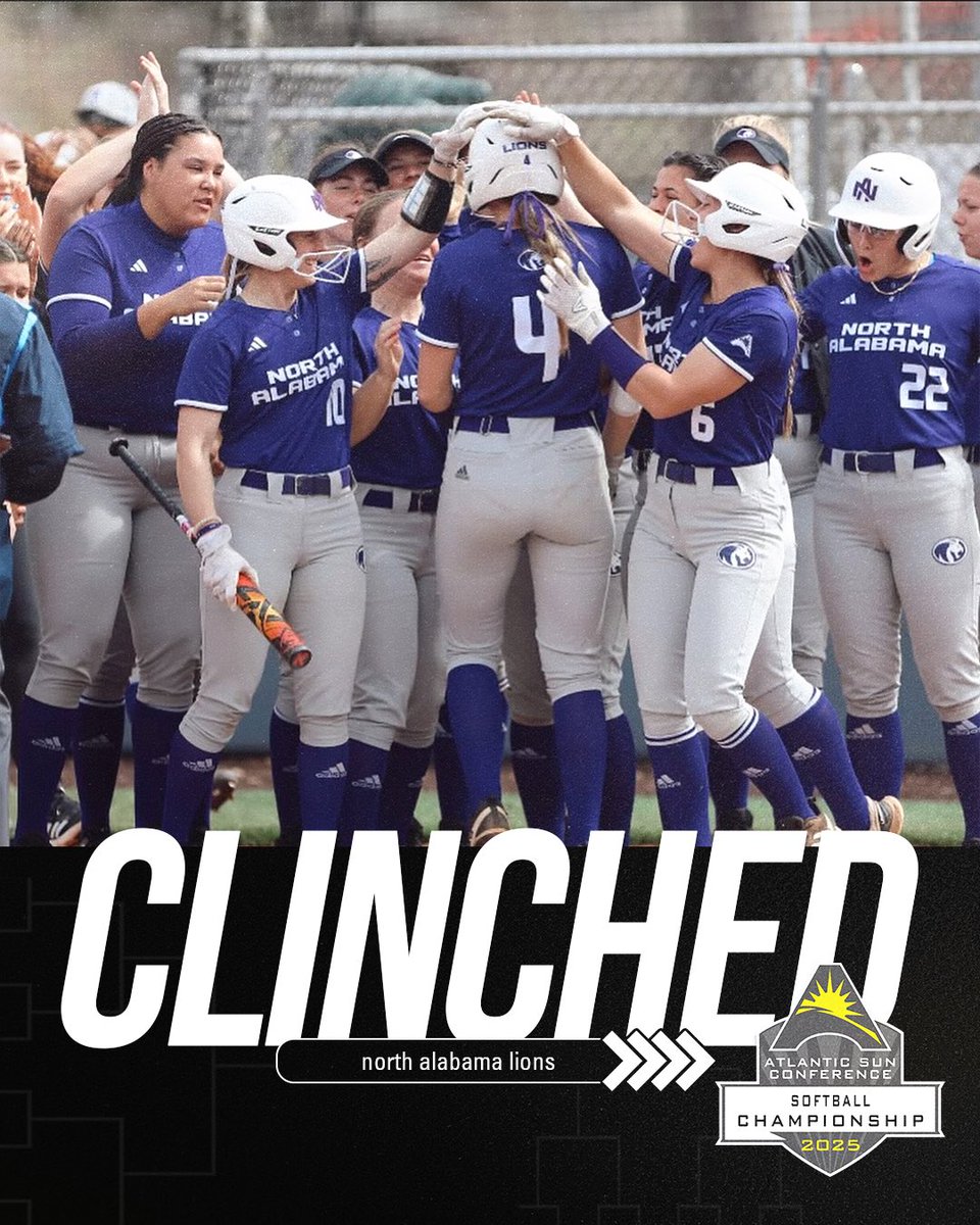 Atlantic Sun Conference (@asunsports) on Twitter photo WALK-OFF WIN to clinch a spot in the #ASUNSB Championship π₯π₯
<a href="/UNASoftball/">North Alabama Softball</a> WALK-OFF WIN to clinch a spot in the #ASUNSB Championship π₯π₯
<a href="/UNASoftball/">North Alabama Softball</a>