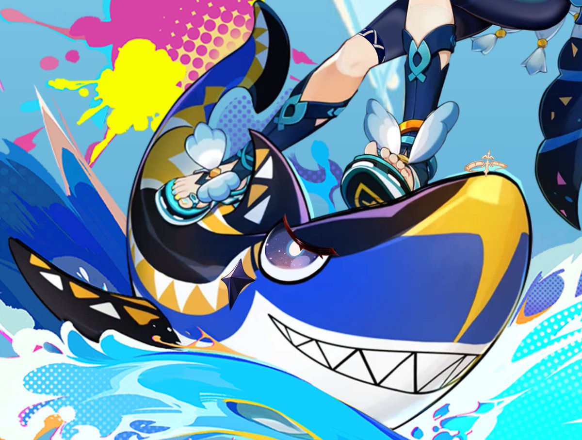 My beautiful surfer..🥰🏄‍♂️🦈❤️

🔹️everything is from genshin official account
 #Aether #空 #HoYoverse #genshin #GenshinImpact #原神 #Mualani