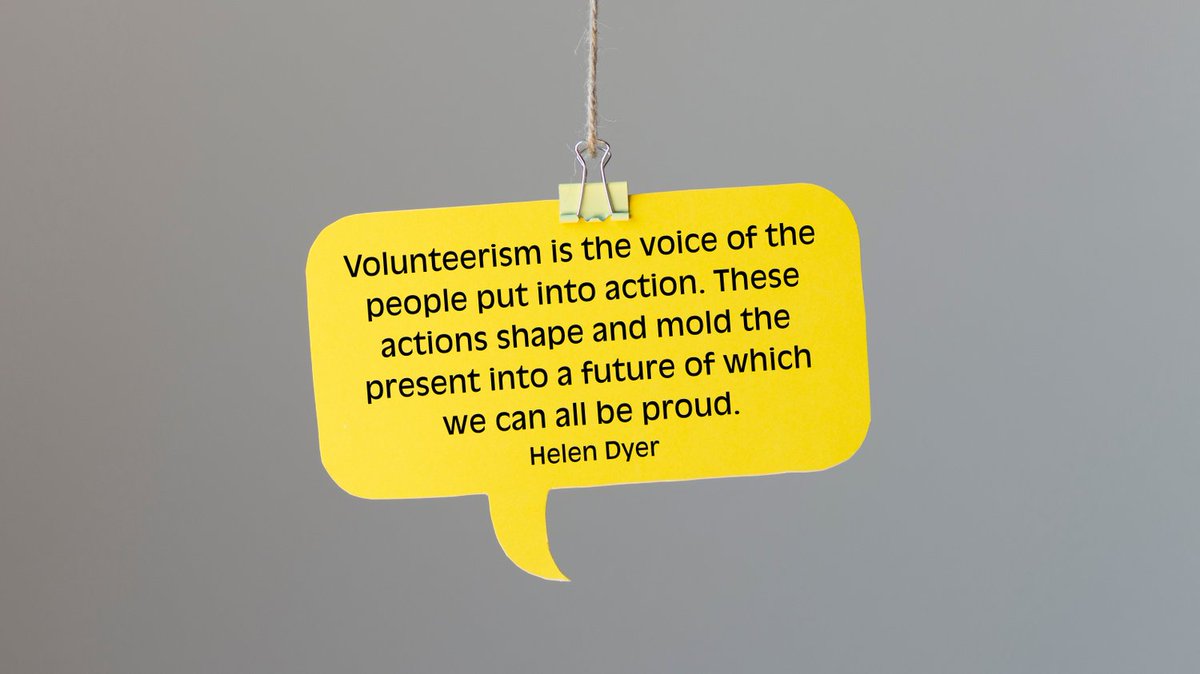 MTPeerNetwork's tweet photo. Volunteerism is the voice of the people put into action. These actions shape and mold the present into a future of which we can all be proud.
Helen Dyer
#NationalVolunteerMonth
#SharingSaturday https://t.co/2rFcT37sG0