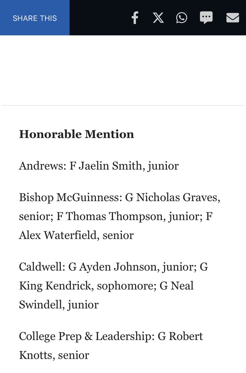Thankful for being a 2025 Greensboro All - Area honorable mention! greensboro.com/sports/high-sc…