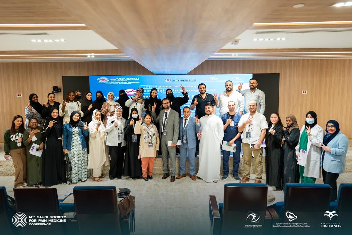 SSPainMedicine's tweet image. ورشة عمل( pain Management For Nurses)الدكتور عثمان بشير في المؤتمر الرابع عشرللجمعيةالسعودية لطب الألم.
Workshop(Pain Management For Nurses) Dr. usman Bashir at the 14th Conference of the Saudi Society of Pain Medicine
#kauweb
#fom_med_kau 
#kauhospita
#Nursing