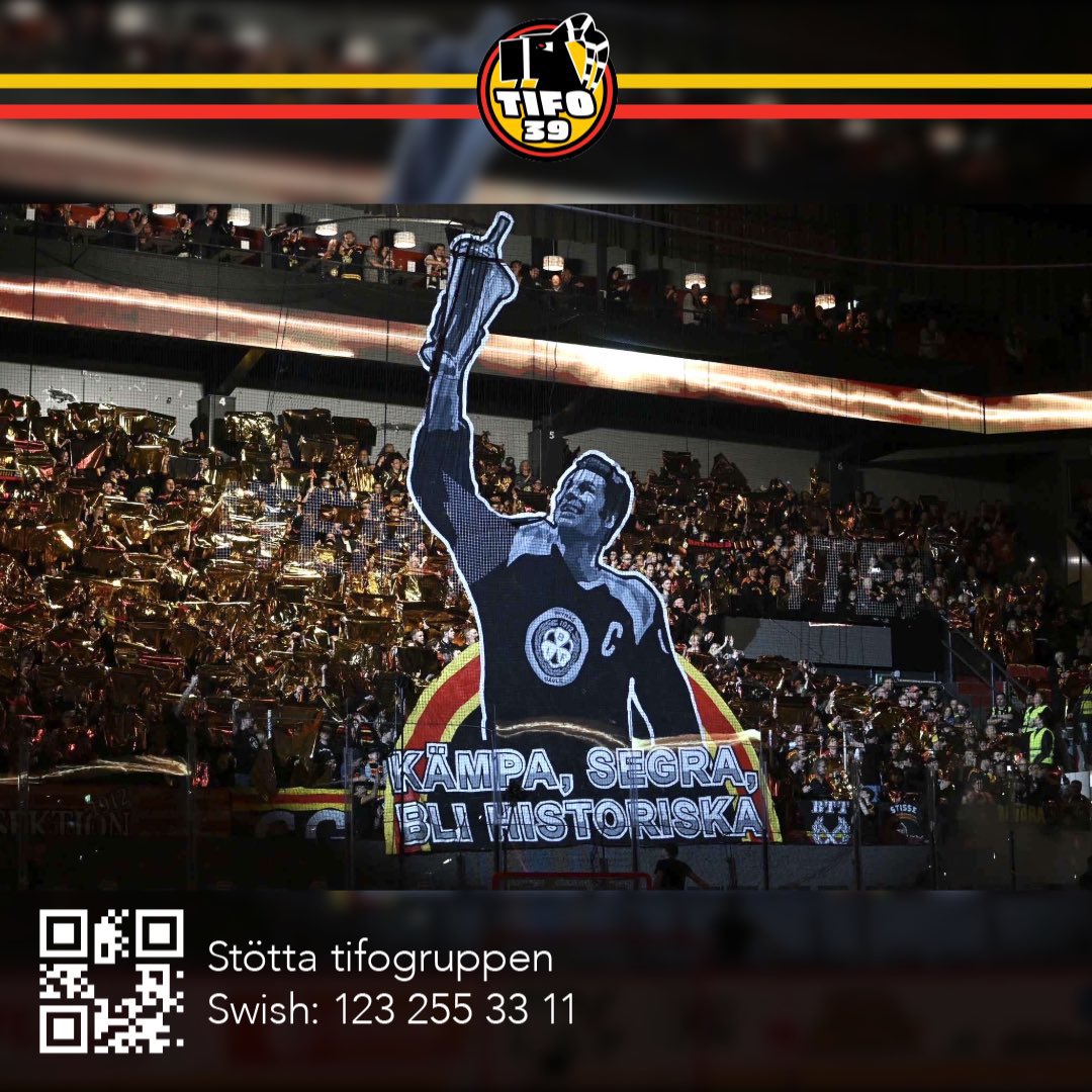 nahjjjooo's tweet photo. Vinst, Tifo, läktarkross och Lule springer. Där fick ni smaka på Brynäs era jävla bönder🍻🇧🇪#brynäs #GG23 https://t.co/LbHB5fU8G8