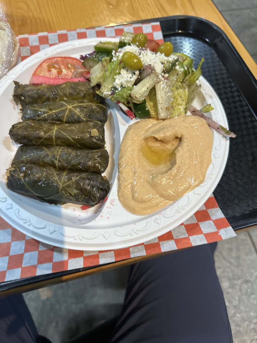 MSU visit was great success.   Saw some great pitchers!  Fast charger by the stadium,  vegetarian burgers 🤗 at the field and sweet veggie friendly Mediterranean grill 😋across from charger.