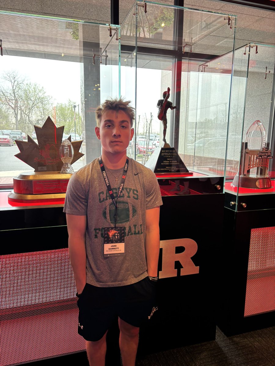 Had a great time attending practice today at Rutgers. 🪓Thank you for the invite <a href="/RFootball/">Rutgers Football 🪓</a> 
<a href="/CoachLangeRBC/">Coach Lange</a> 
<a href="/coachrosenfeld/">Coach Rosie</a> 
<a href="/GoMVB/">GoMVB Sports - Recruit Content for College Coaches</a>