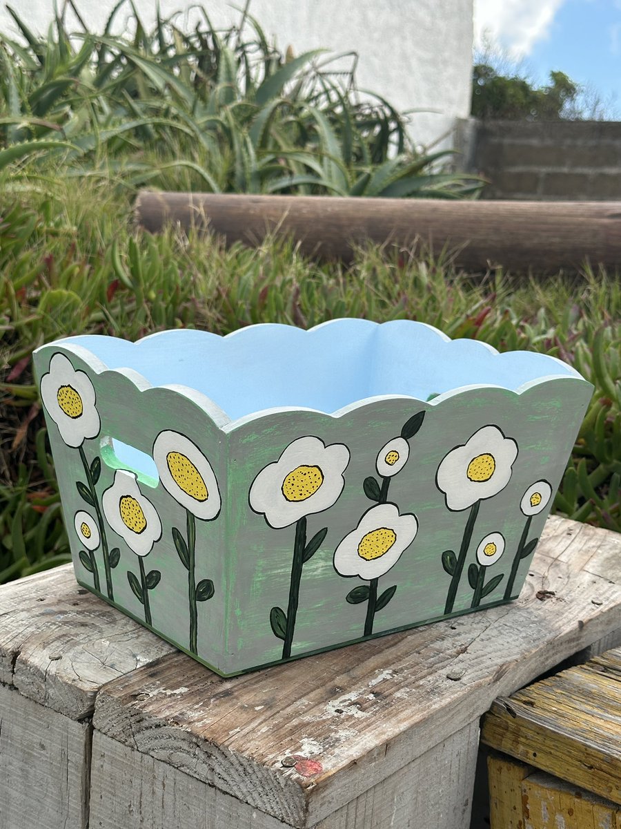 Cajón decorativo multiuso, pintado a mano. Fina combinación de colores pastel, ideal para acompañar cualquier lugar en el hogar. 
<a href="/omeu_uy/">OMEU</a> <a href="/TurismoRocha/">Turismo Rocha</a> <a href="/Emprendedores/">Emprendedores</a>