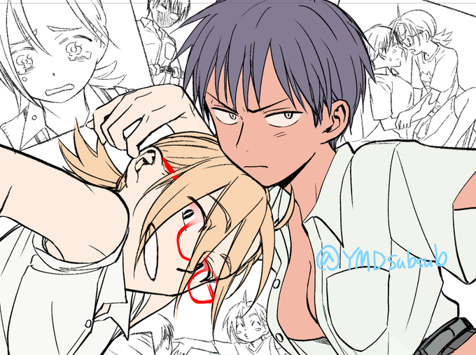 ペン入れとか着色の作業1か月ぶりで楽しい🫨 