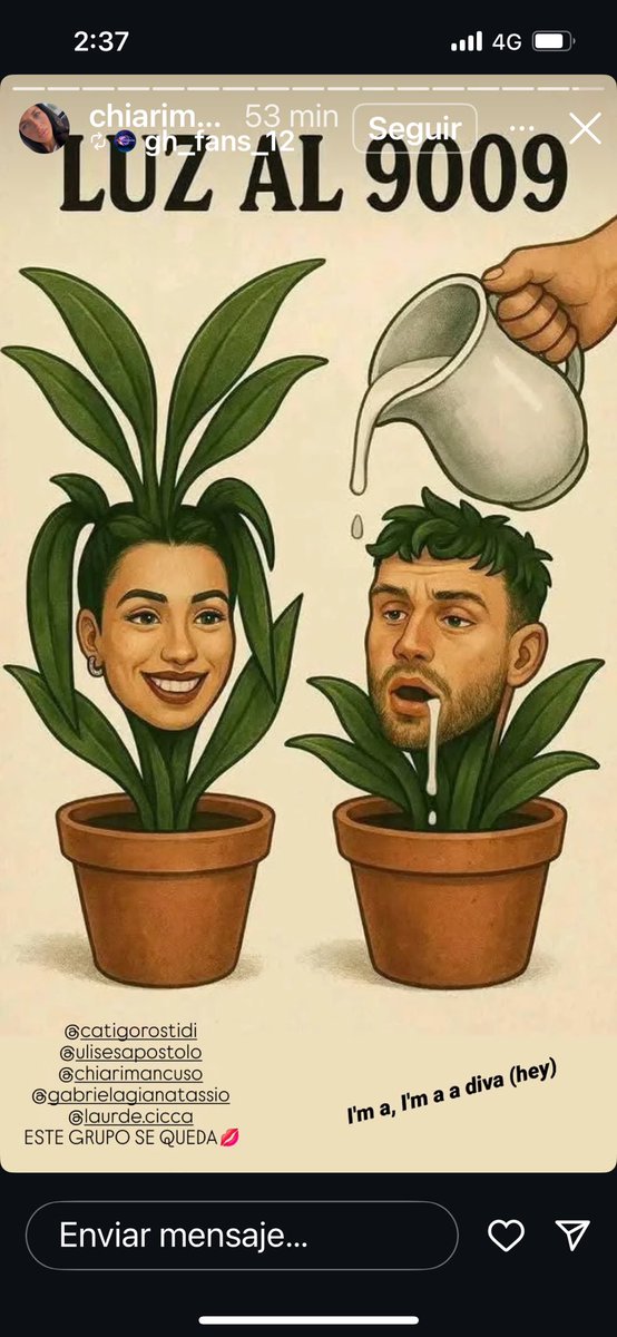 soyhannatk's tweet photo. Que bajo cae el Instagram de Chiara, una cosa son los fans que hacen bobadas, pero, otra es la familia #GranHermano
Se ve de donde salió la personalidad de Chiara, viene de cuna https://t.co/wPuC0YrKNP