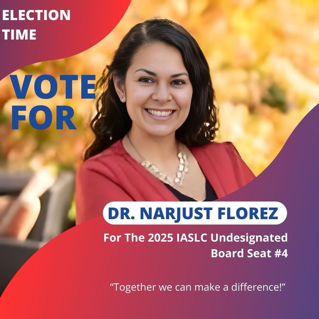 Toni Choueiri, MD (@drchoueiri) on Twitter photo Our own <a href="/DanaFarber/">Dana-Farber</a> Dr. <a href="/NarjustFlorezMD/">Narjust Florez, MD, FASCO</a> is running for <a href="/IASLC/">IASLC</a> Board. Let us support NJ!
<a href="/DanaFarberNews/">Dana-Farber News</a> Our own <a href="/DanaFarber/">Dana-Farber</a> Dr. <a href="/NarjustFlorezMD/">Narjust Florez, MD, FASCO</a> is running for <a href="/IASLC/">IASLC</a> Board. Let us support NJ!
<a href="/DanaFarberNews/">Dana-Farber News</a>