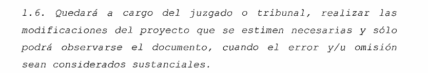 ElMundoJuridico's tweet photo. 🧐 El "Protocolo para la confección de oficios, testimonios, cedulas y mandamientos" dictado por la Cámara Nacional de Apelaciones en lo Civil dispone que  "quedarán a cargo del juzgado o tribunal, realizar las  modificaciones del proyecto que se estimen necesarias y solo  podrá observarse el documento, cuando el error y/u omisión  sean considerados sustanciales".