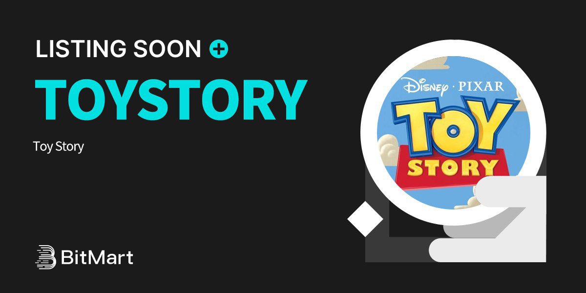 BitMart (@bitmartexchange) on Twitter photo 🌟 Upcoming New Listing 🌟
🤩 #BitMart will list #TOYSTORY <a href="/ToyStorycto/">Toy Story Project</a> soon!
👀Keep an eye on our socials for further announcements.
Share in the comments what you like about this project 👇 🌟 Upcoming New Listing 🌟
🤩 #BitMart will list #TOYSTORY <a href="/ToyStorycto/">Toy Story Project</a> soon!
👀Keep an eye on our socials for further announcements.
Share in the comments what you like about this project 👇