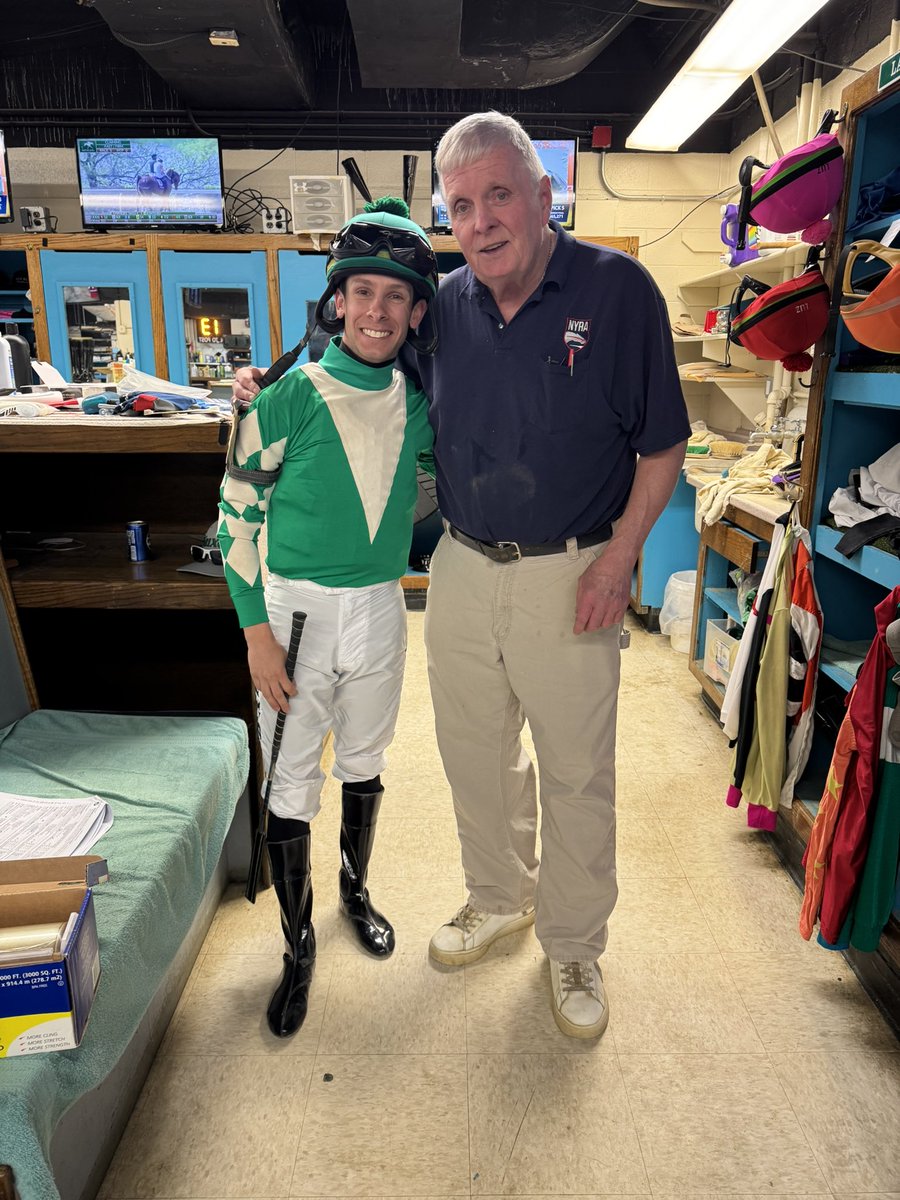 Happy retirement to my valet Harry Rice. Harry handled my dad’s tack for 30 years and I had the pleasure working with Harry for the past 2. I grew up in this corner watching dad ride every weekend as a kid. Harry has been not only a mentor but forever family. Enjoy retirement sir