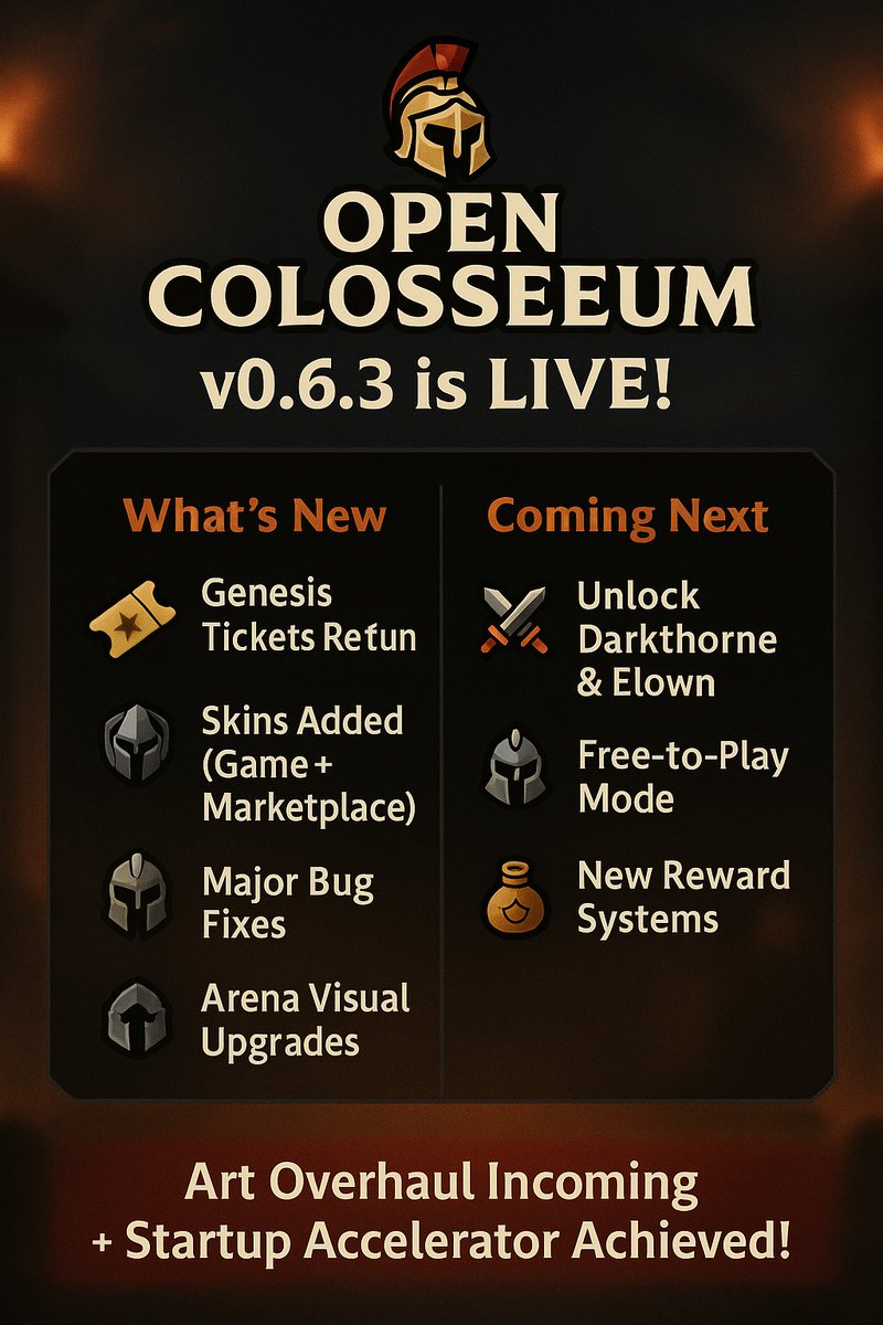 Open Colosseum Universe tweet media