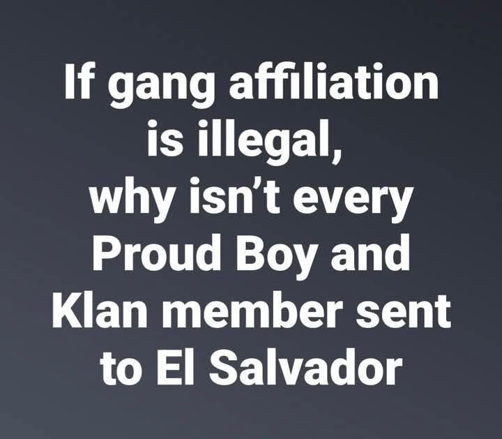 A question for <a href="/TheJusticeDept/">U.S. Department of Justice</a> <a href="/PamBondi/">Pam Bondi</a> and <a href="/realDonaldTrump/">Donald J. Trump</a> 

What the fuck really equal justice for all