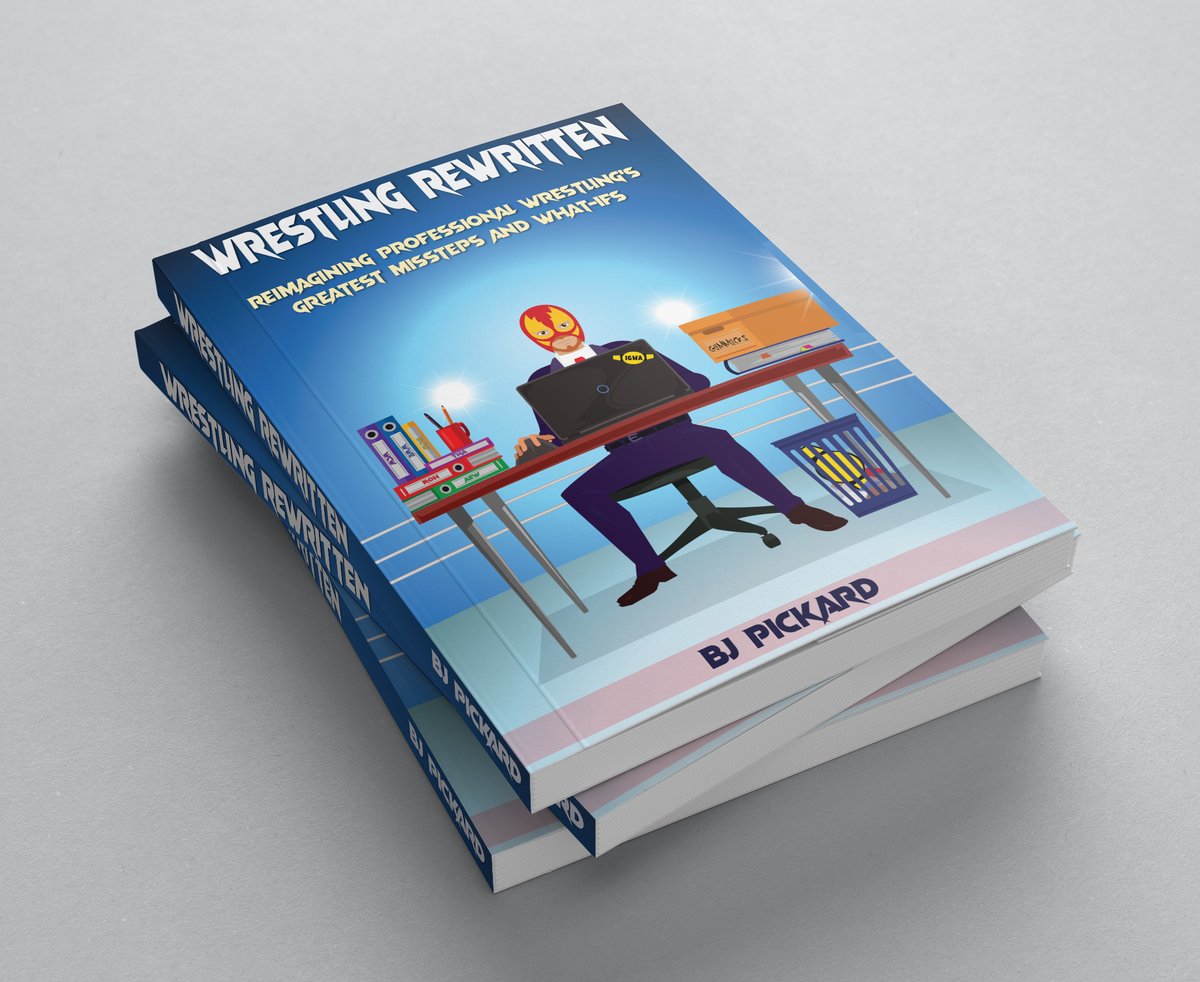 bjpickard's tweet photo. If you're looking for the perfect way to celebrate #WrestleMania Saturday, Wrestling Rewritten is available in paperback, hardcover, eBook, and now, audiobook! https://t.co/bjR8Df2ARv https://t.co/HfnFoka7zR