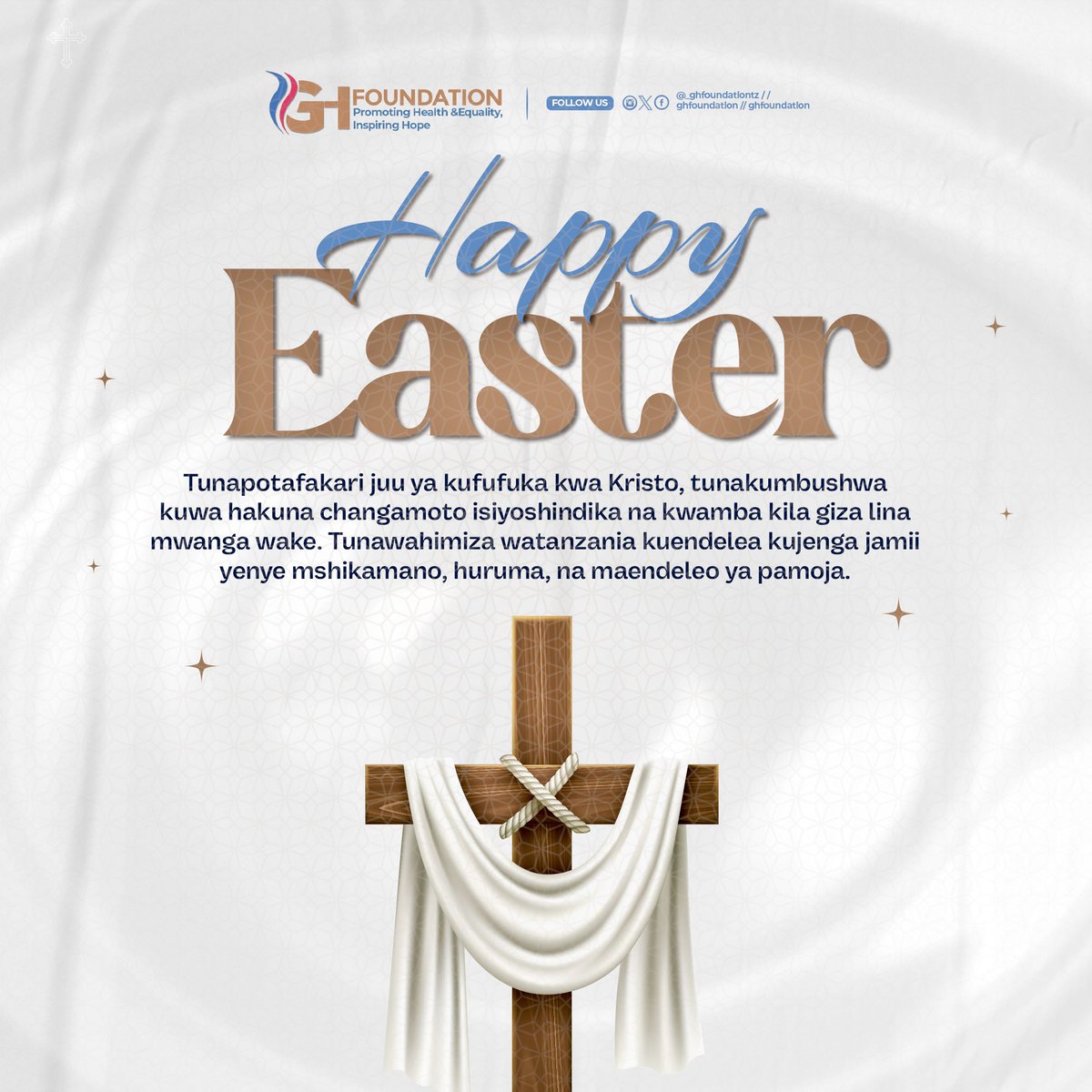 GH Foundation conveys profound Easter salutations. May this sacred season rekindle collective empathy, socio-ethical consciousness, and a renewed commitment to transformative development.
#Easter2025 #GHFoundation #PromoteEmpowerInspire